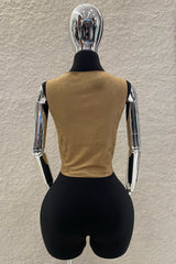 Chaleco Velvet Camel