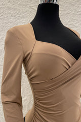 Pantiblusa Manga Larga Beige