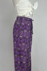 Pantalon Print Garigol Morado