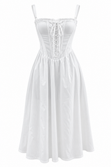Vestido Off White Romance