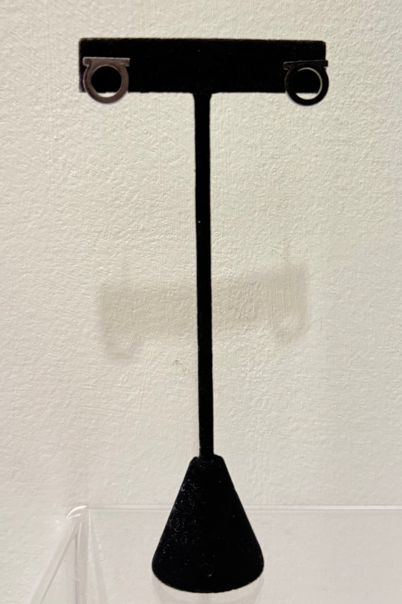 Ear Dupe Ferragamo Silver