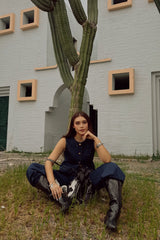 Set Chaleco y Pantalon Denim