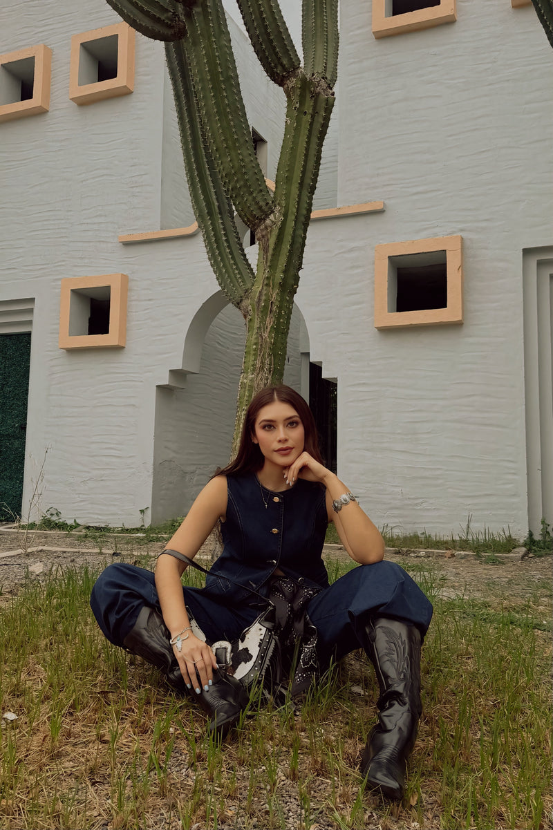 Set Chaleco y Pantalon Denim