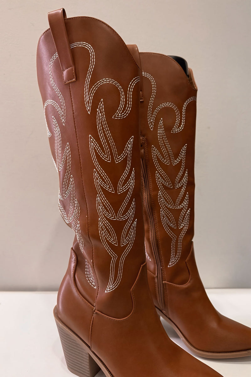 Bota Cowboy Camel