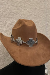 Sombrero Vaquero Hebilla Cruz