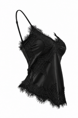 Top Noir Lace