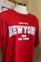 Tshirt Oversize Rojo New York