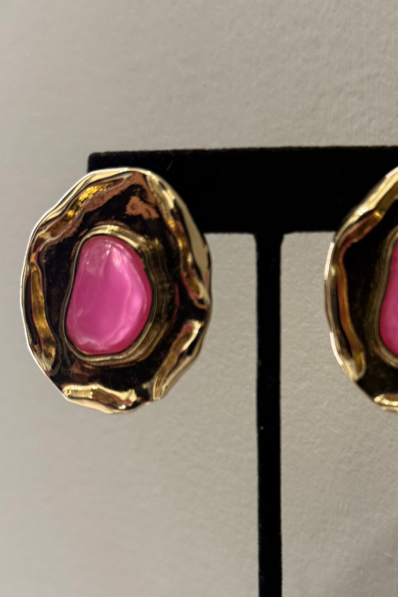 Aretes Golden Stone