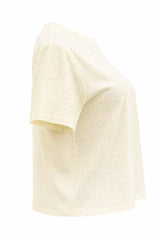 Tshirt Corta Rhinestone Amarilla