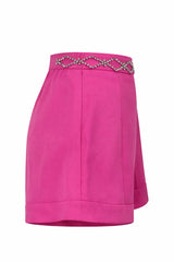Short con Pedreria Rosa Barbie