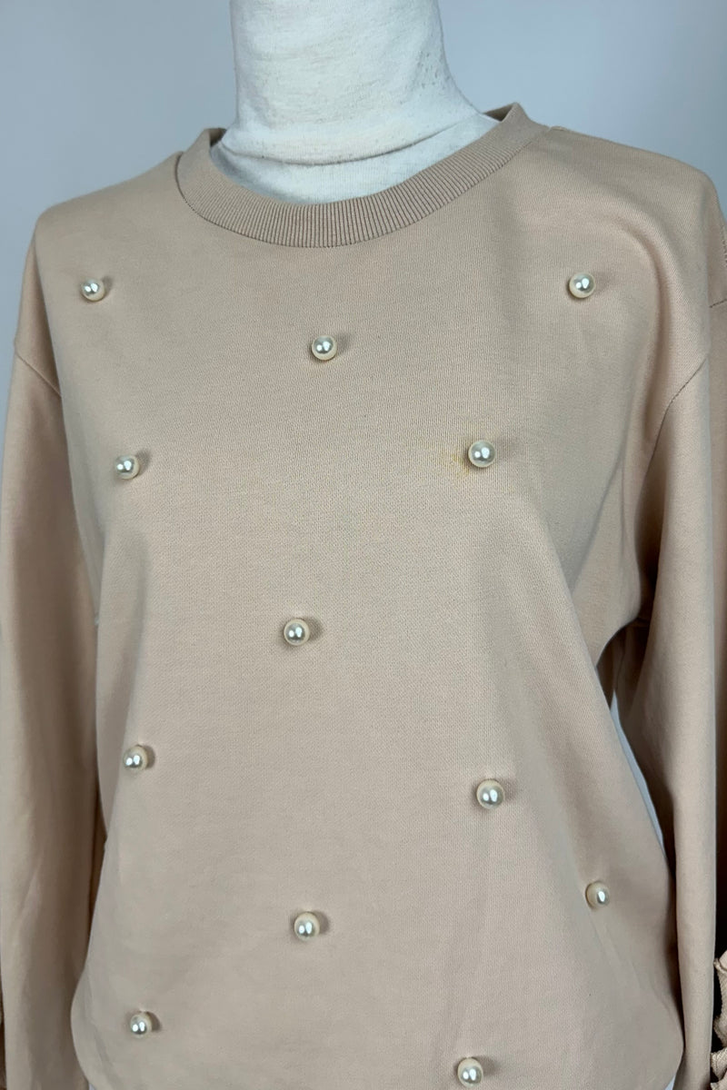 Sweater con Perlas