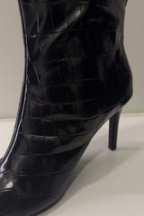 Bota Milan Negro Croco