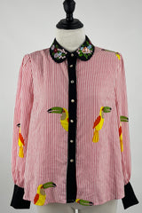 Camisa Rayas Tropical