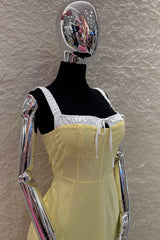 Vestido Midi Tirantes Amarillo