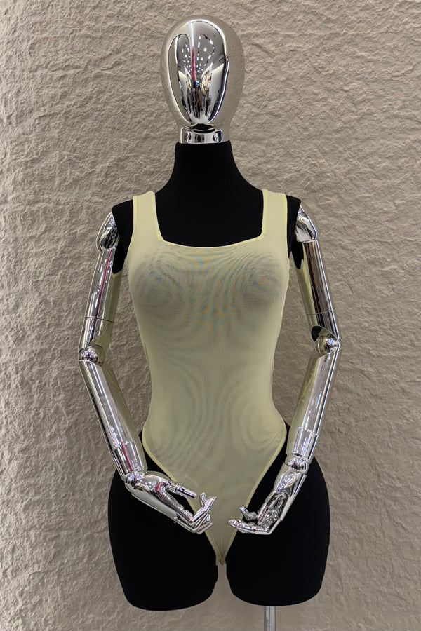 Pantiblusa Tirante Mesh Amarilla