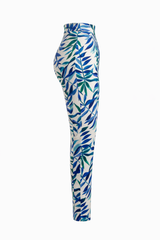 Pantalón Floreado a la Cintura