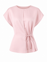 Blusa Satinada Rosa