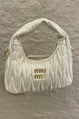 Bolsa Dupe Miu Miu Blanca