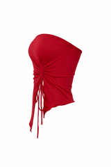 Croptop Asimetrico Rojo