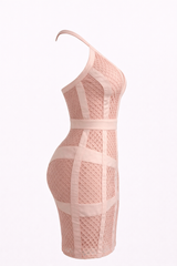 Vestido De Red Rosa