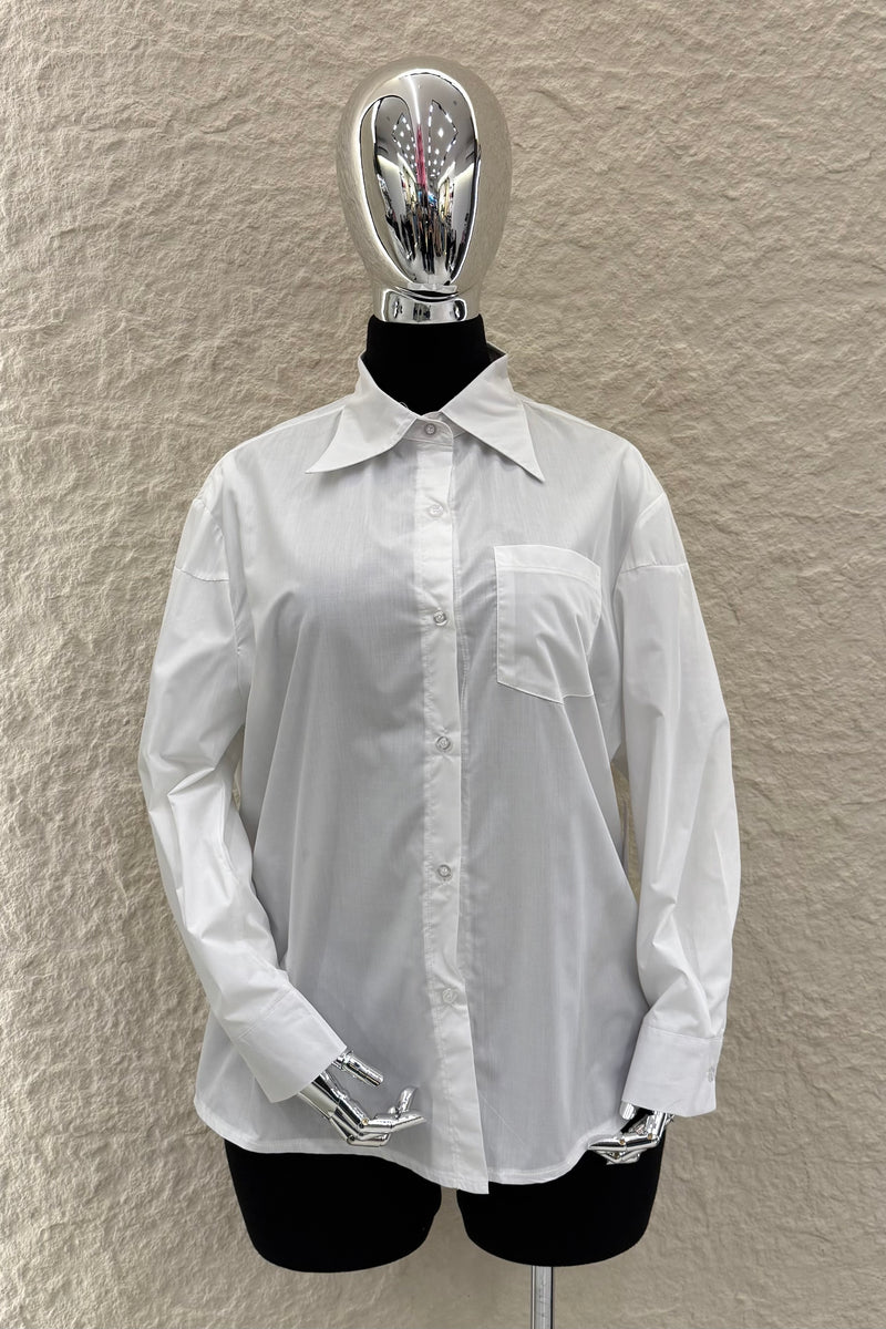 Camisa Manga Larga Blanca