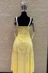 Vestido Midi Tirantes Amarillo
