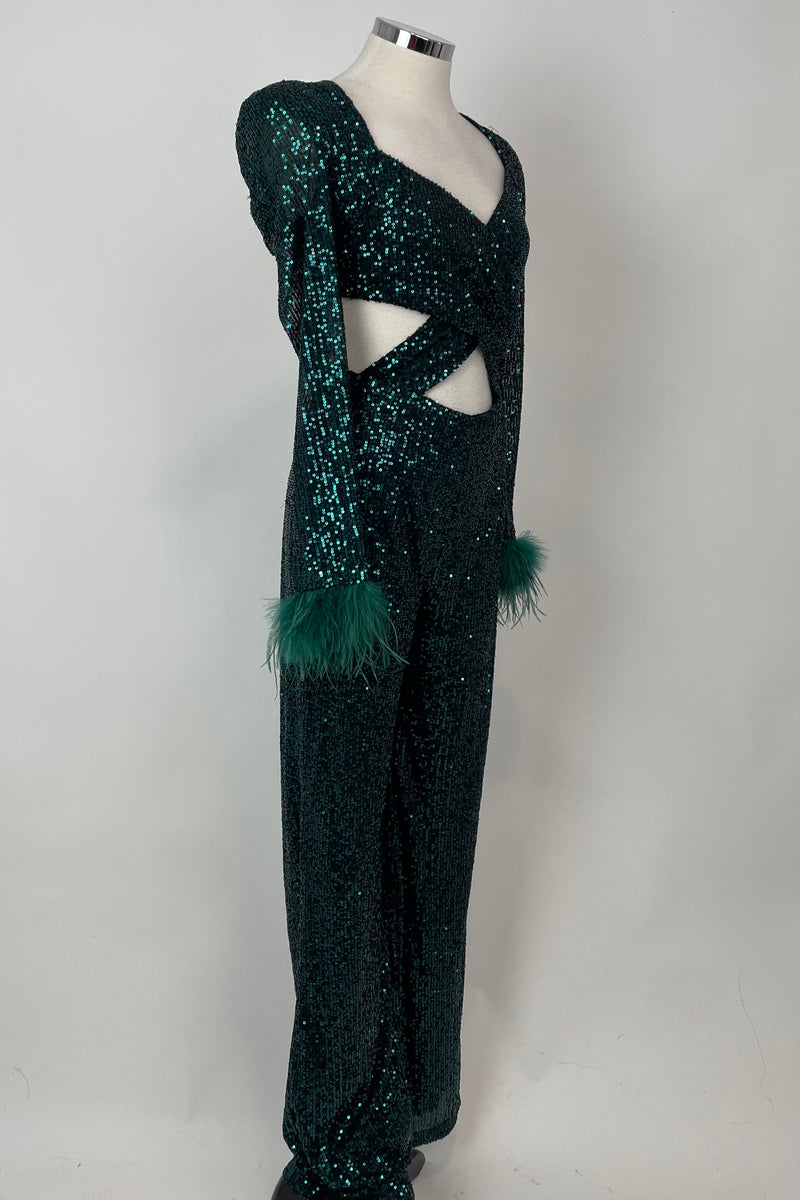 Romper Verde De Lentejuela