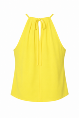 CropTop Corto Asimetrico Amarillo