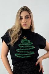 Sweater Christmas Tree Negra