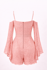 Jumper Off Shoulder De Encaje