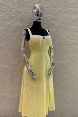 Vestido Midi Tirantes Amarillo