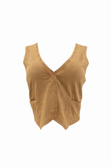 Chaleco Velvet Camel