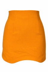 Falda Naranja Corta