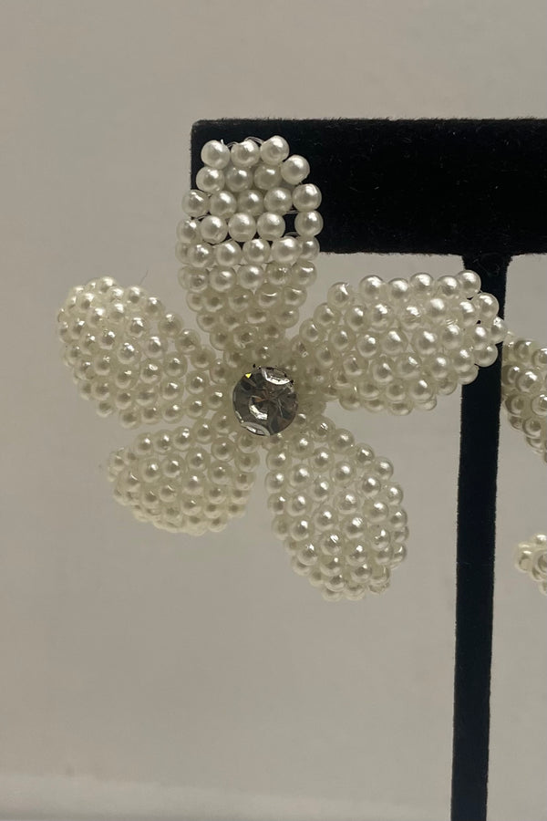 Aretes Flower Pearl