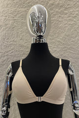 Bralette Liso Triangulo Beige