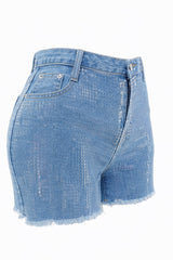 Short Lentejuela Denim