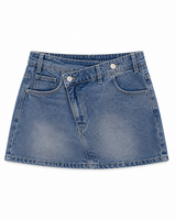 Falda Denim Paperbag