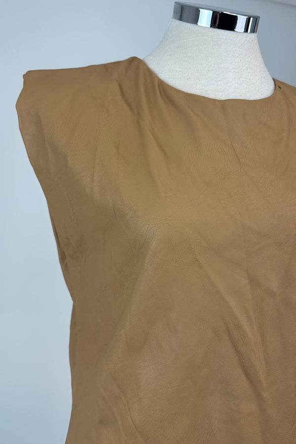 Blusa Cuero De Hombreras