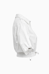 Blusa Corta Cargo Blanco
