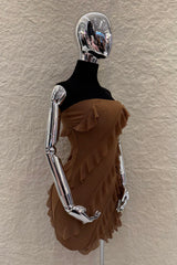 Vestido Strapples Olanes Cafe