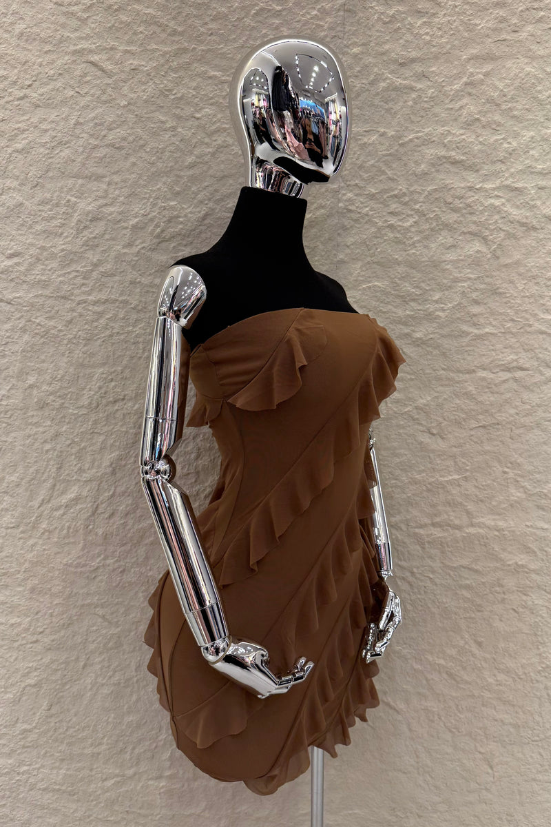 Vestido Strapples Olanes Cafe