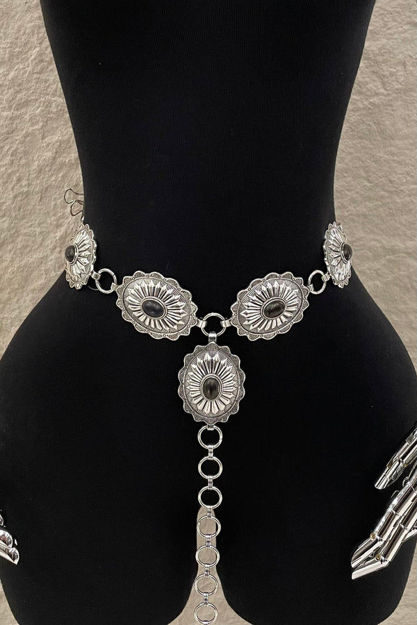 Cinto Silver Black