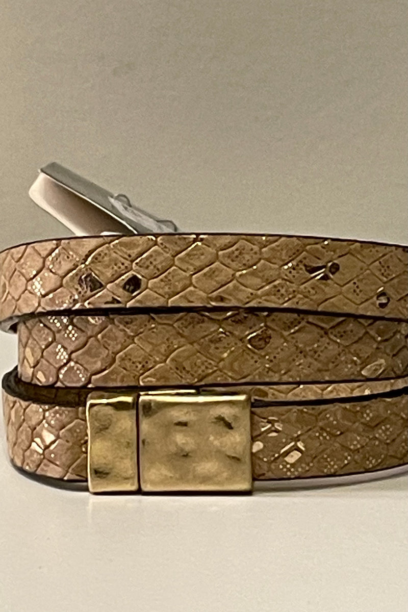 Pulsera Golden Cocodrile