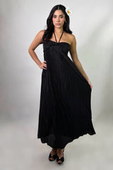 Vestido Midi Recto Negro