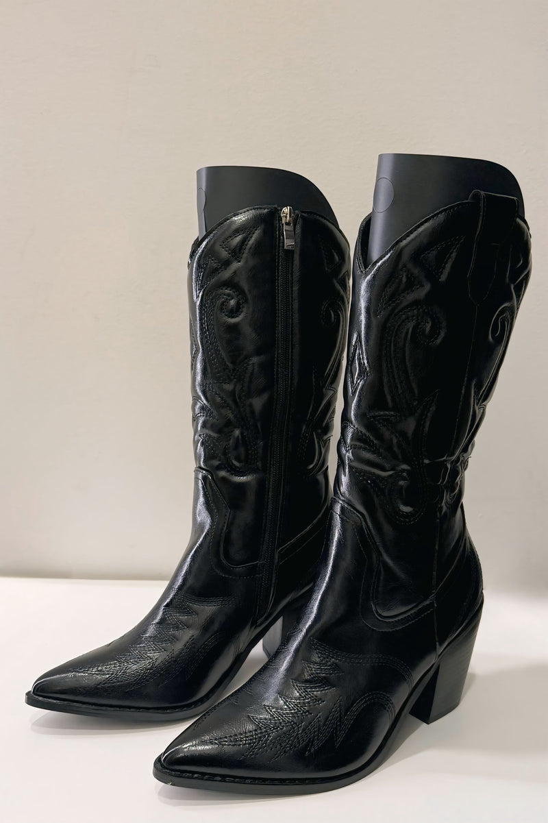 Bota Cowboy Negra