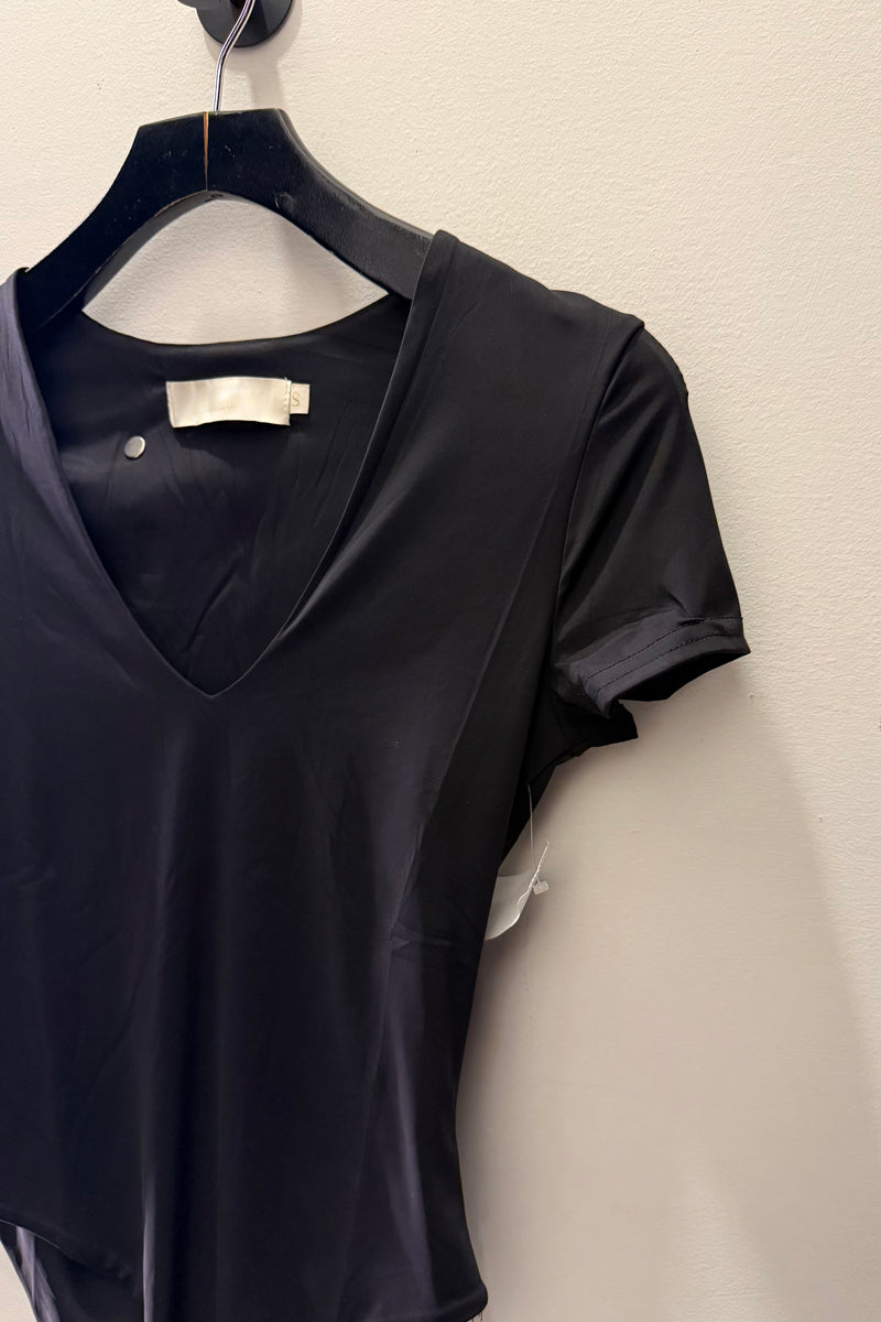 Pantiblusa Manga Corta Negro