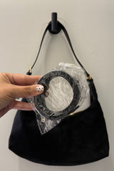 Bolsa Baggi Velvet Negro