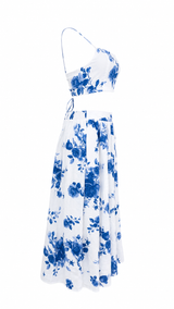 Set Top y Falda Estampado Floral Blanco