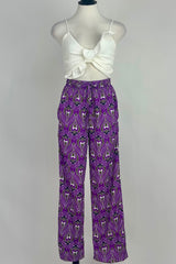 Pantalon Print Garigol Morado