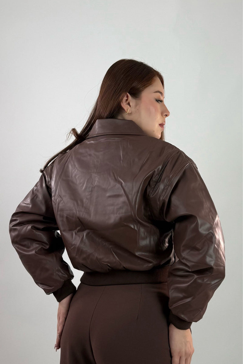 Jacket Bomber Vinipiel Cafe